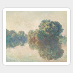 The Seine at Giverny by Claude Monet Sticker